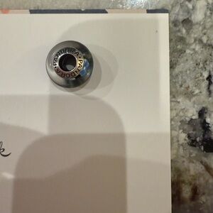 Pandora Murano glass Blue and Silver Floral Charm